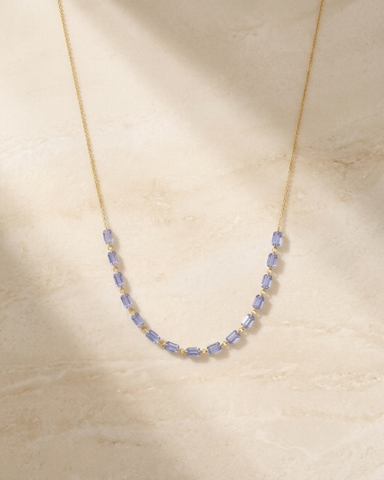 Floating Tanzanite Necklace