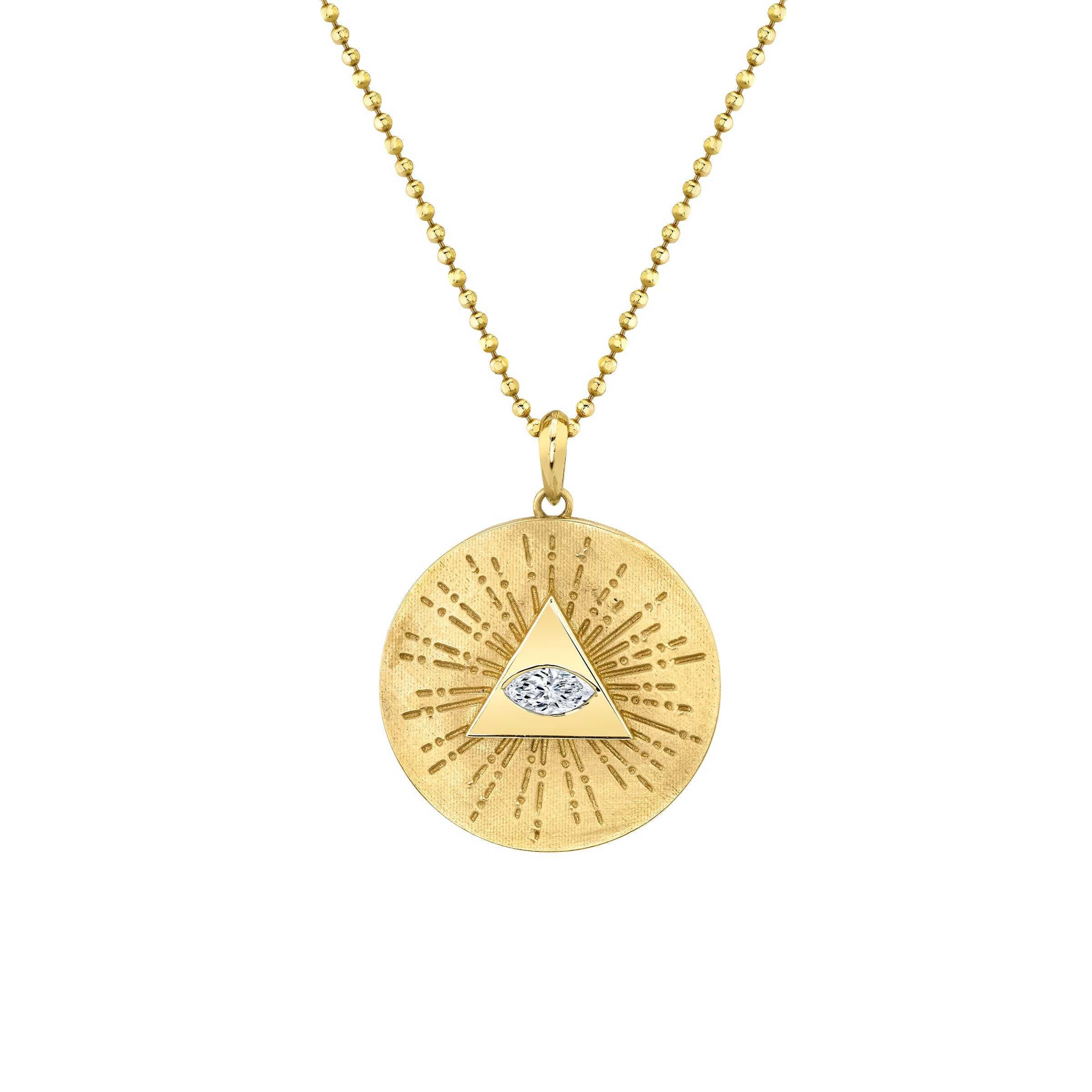 All Seeing Eye Medallion - Diamond