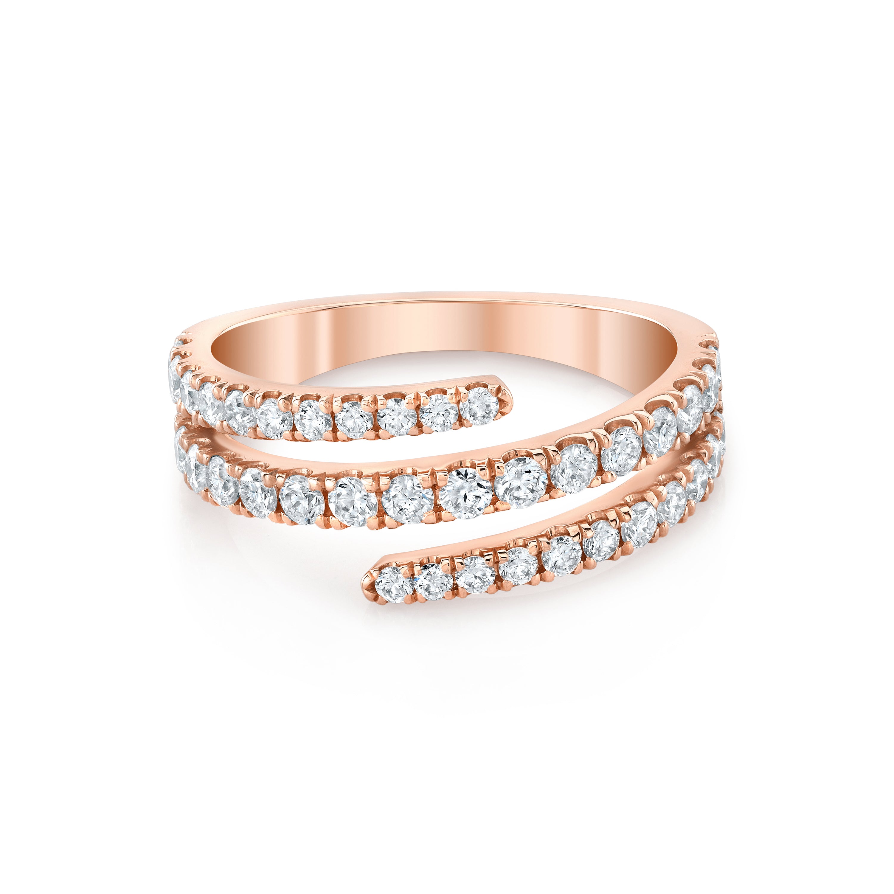 Chunky Diamond Wrap Ring
