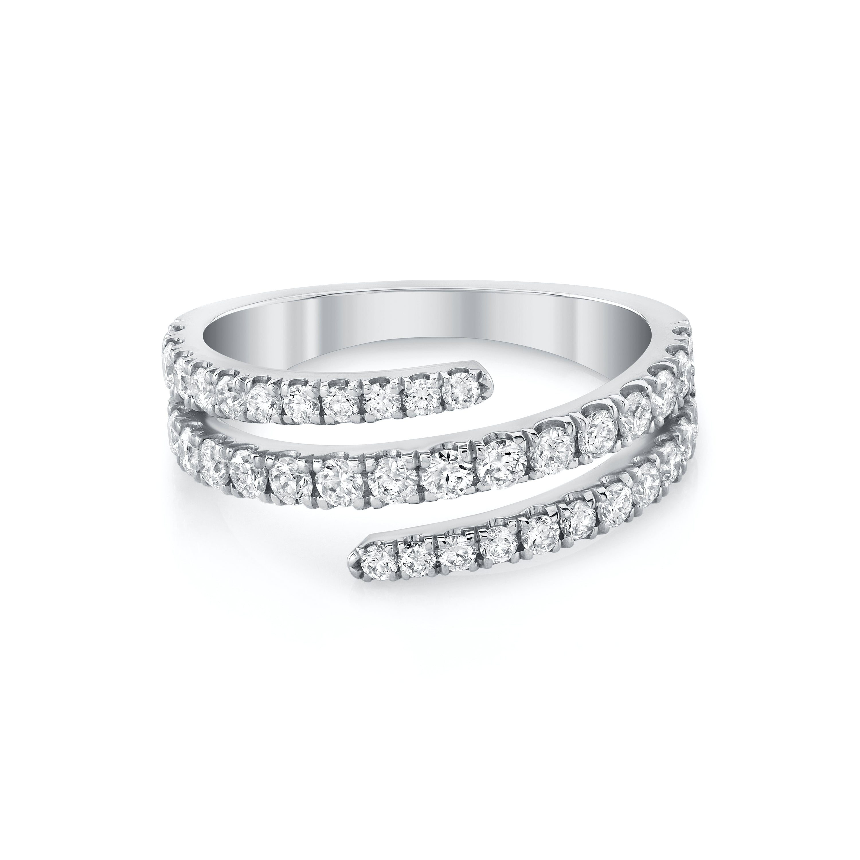 Chunky Diamond Wrap Ring