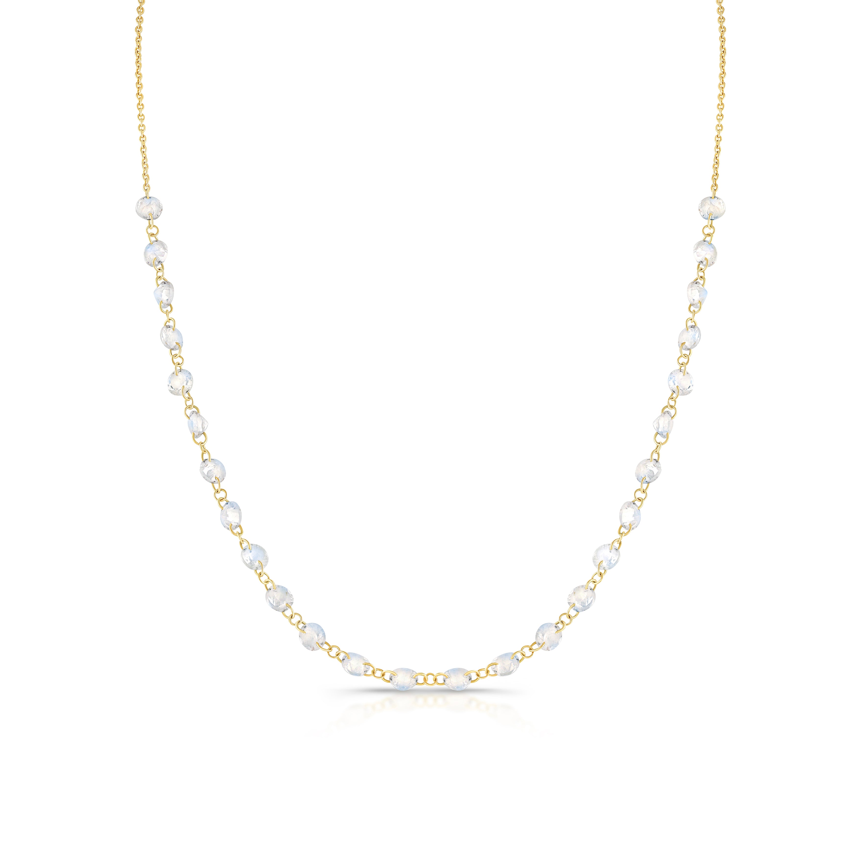 Dew Drop Moonstone Choker