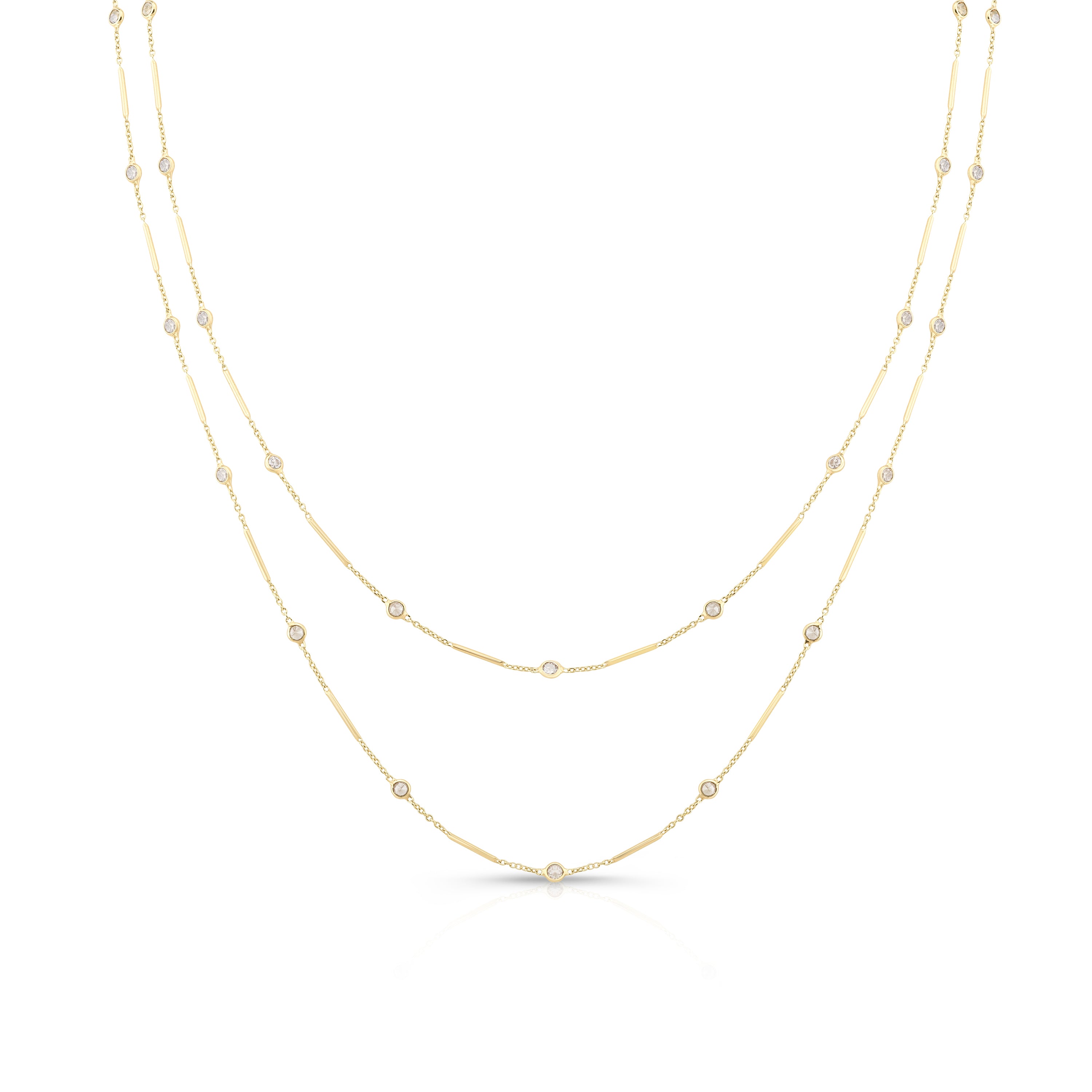 Whisper Diamond Bar Necklace