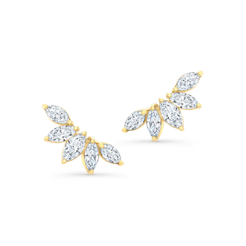 Elodie Diamond Ear Climbers by Carter Eve Jewelry