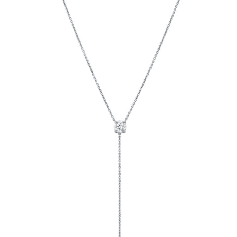 Vera Diamond Lariat Necklace