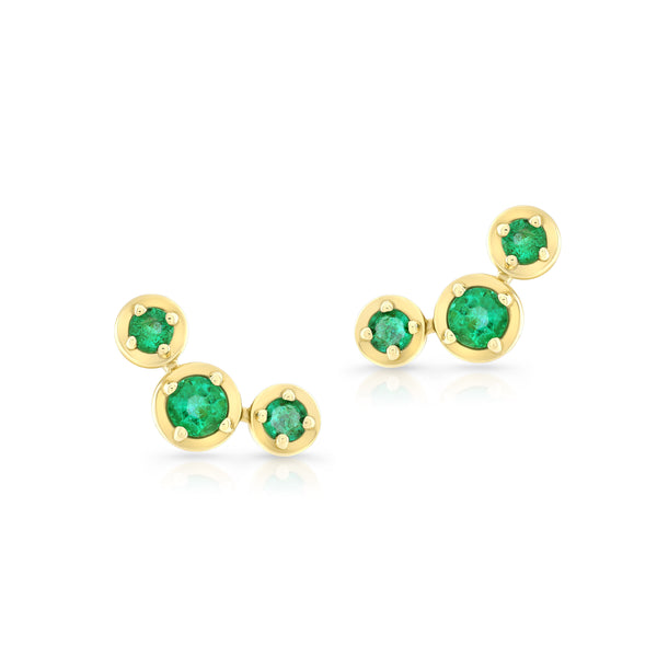 Emerald Constellation Earrings