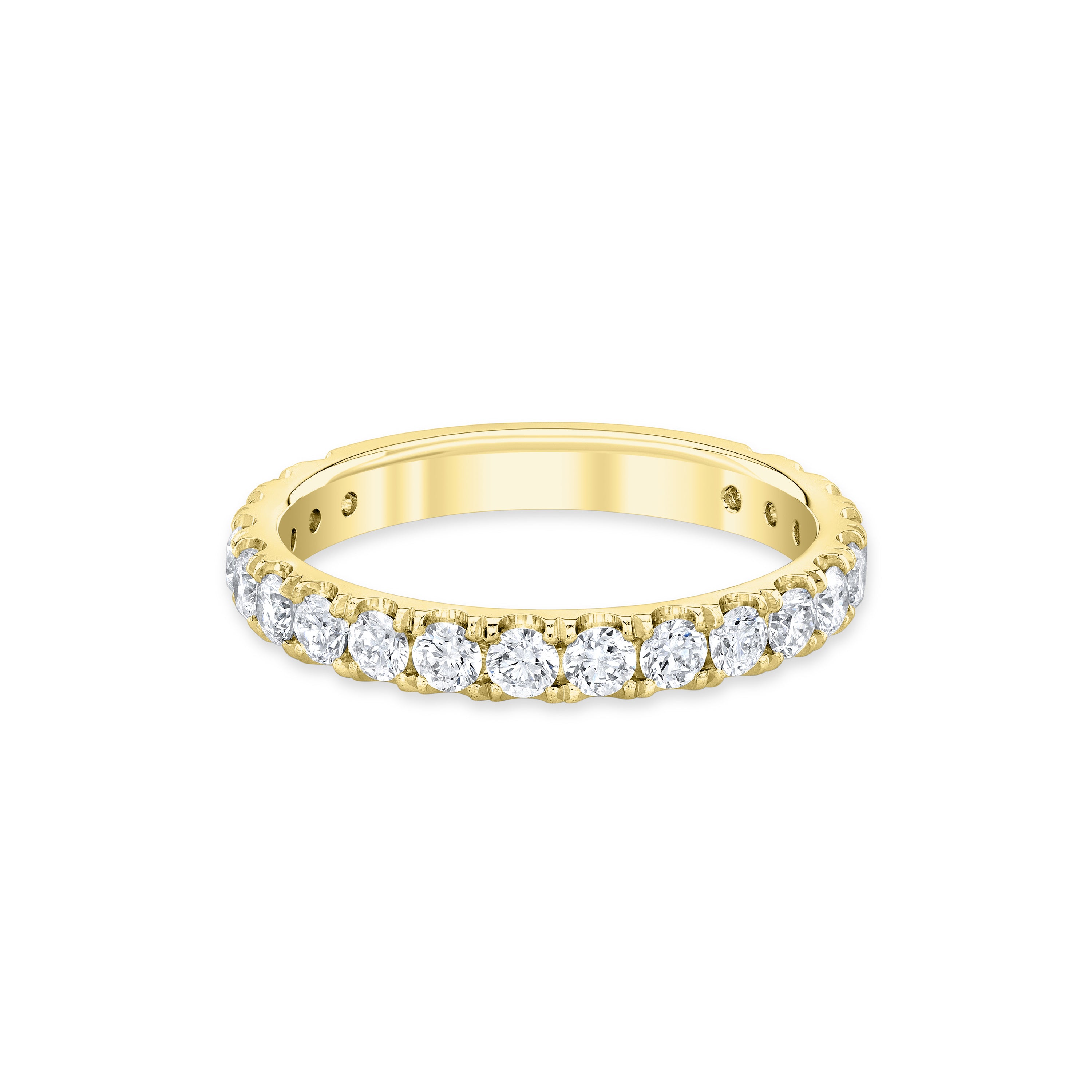 3mm Round Pavé Diamond Eternity Band