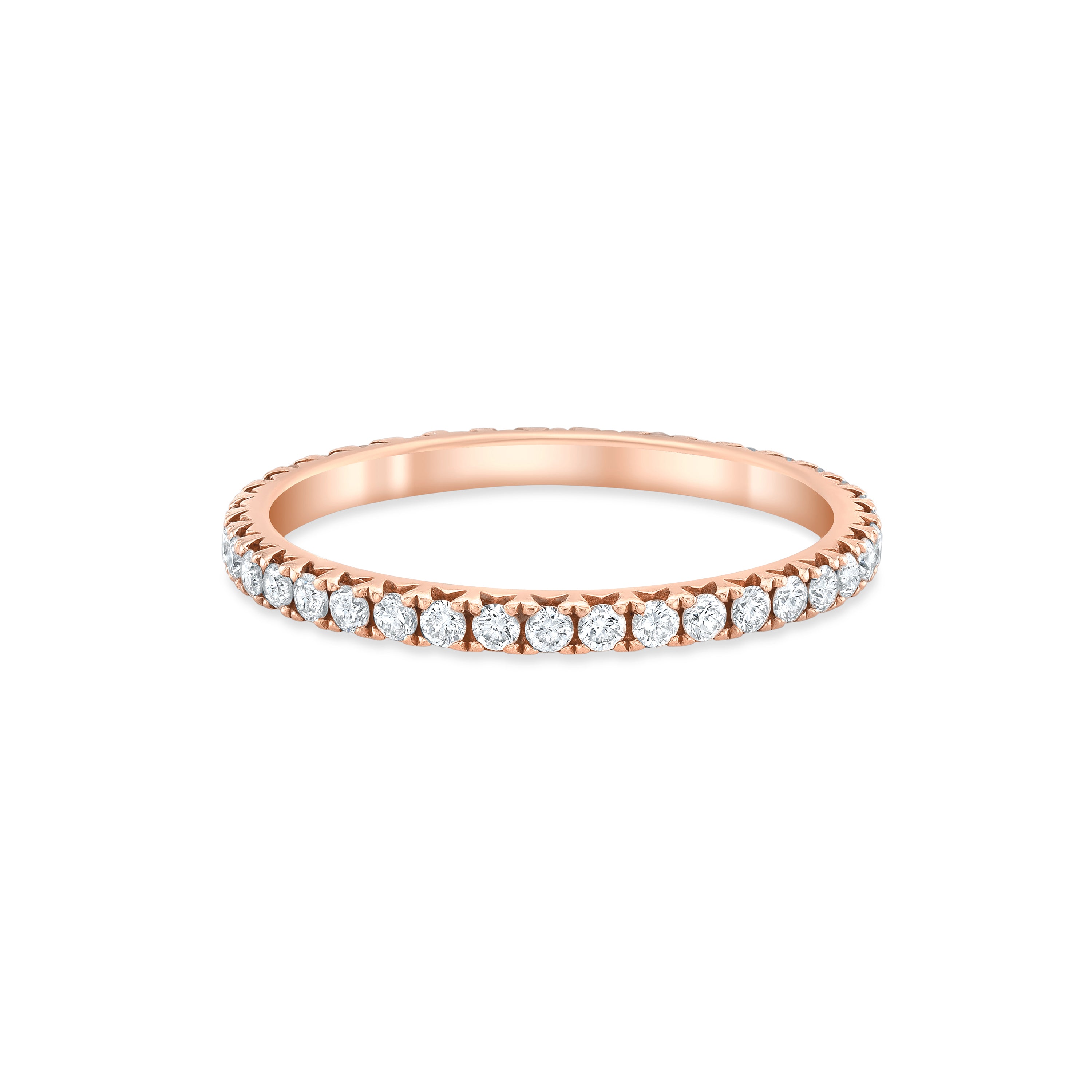 French Pavé Eternity Band