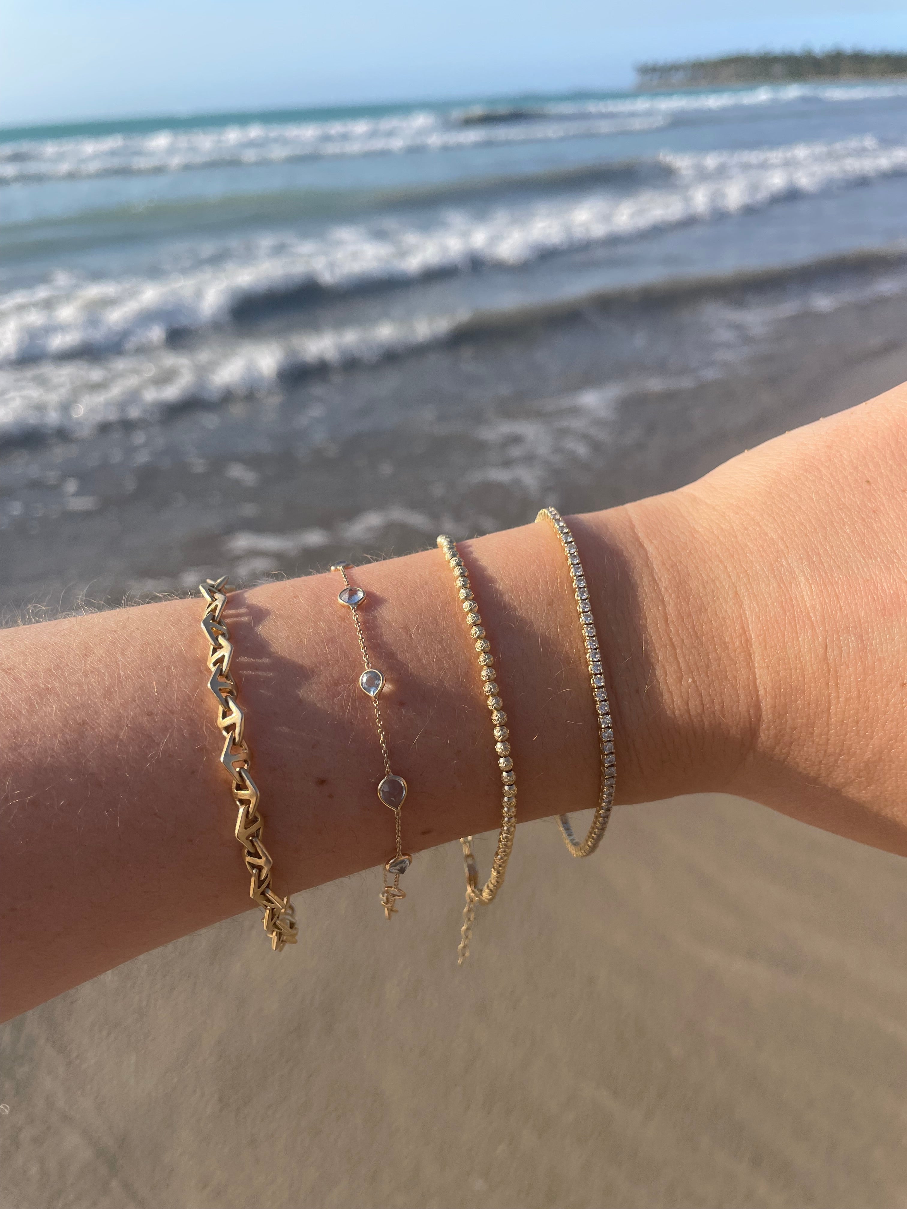 Theda Aquamarine Bracelet