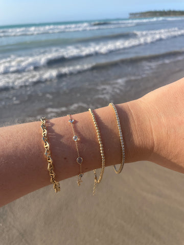Theda Aquamarine Bracelet