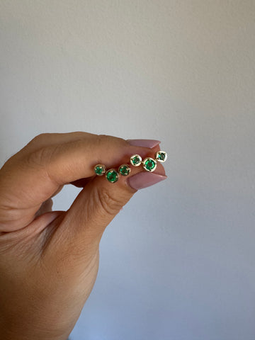 Emerald Constellation Earrings