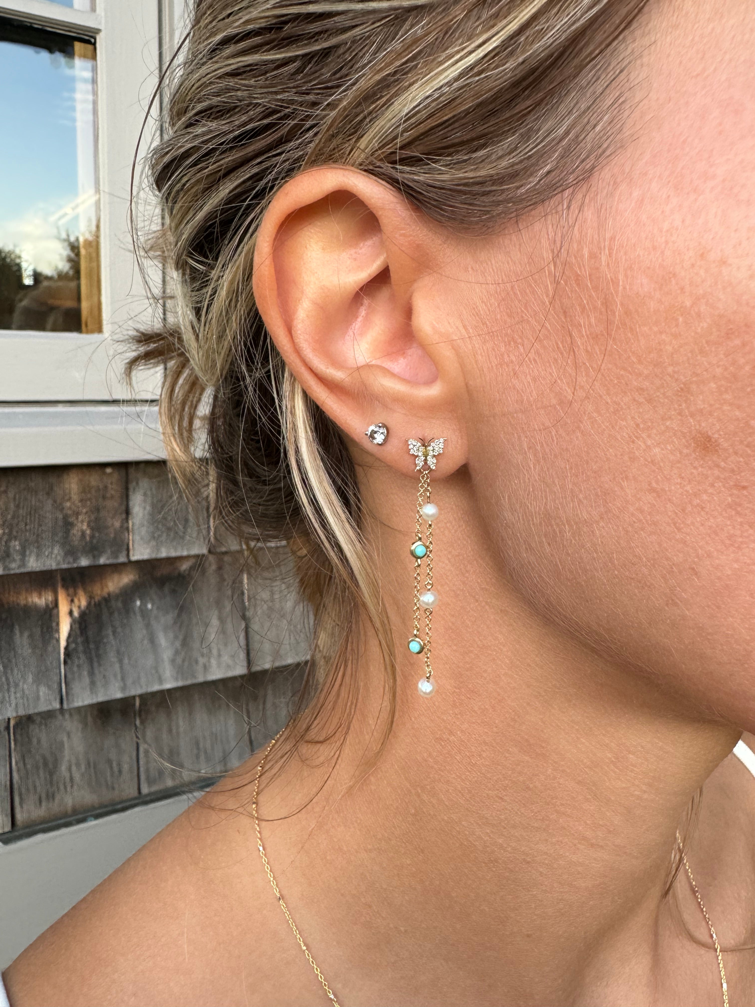 Butterfly Drop Earrings