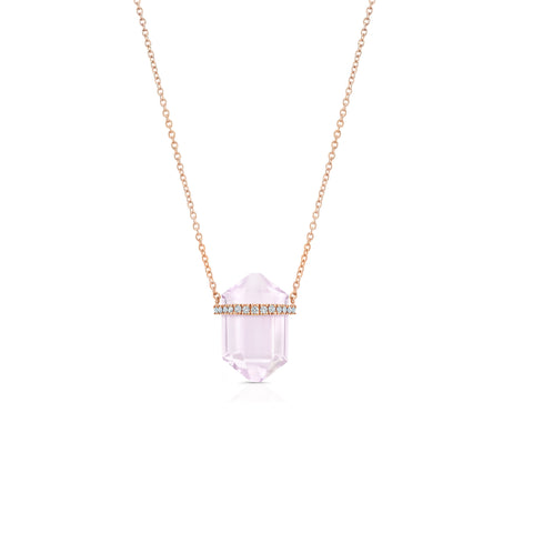 Serenity Kunzite Crystal Necklace
