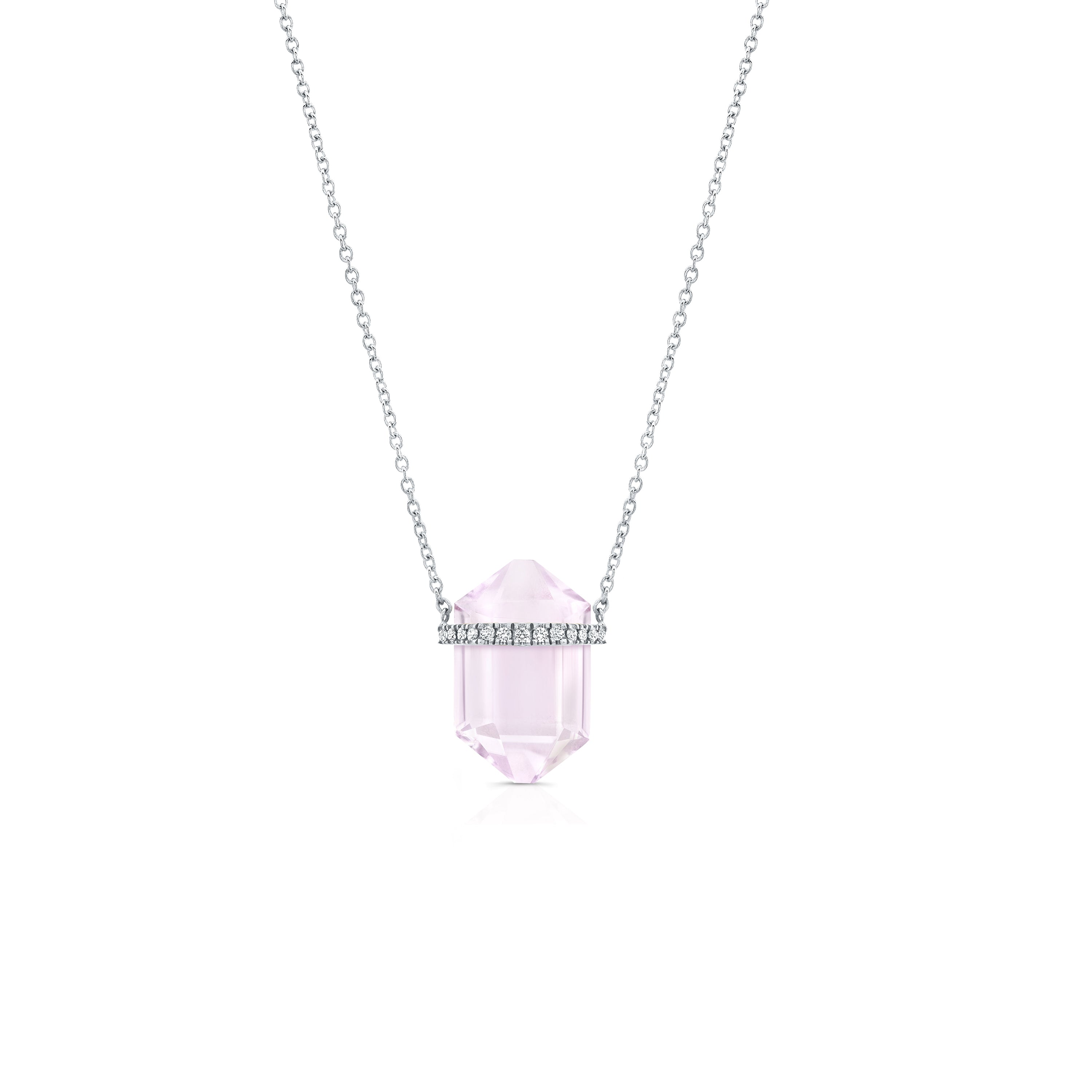 Serenity Kunzite Crystal Necklace
