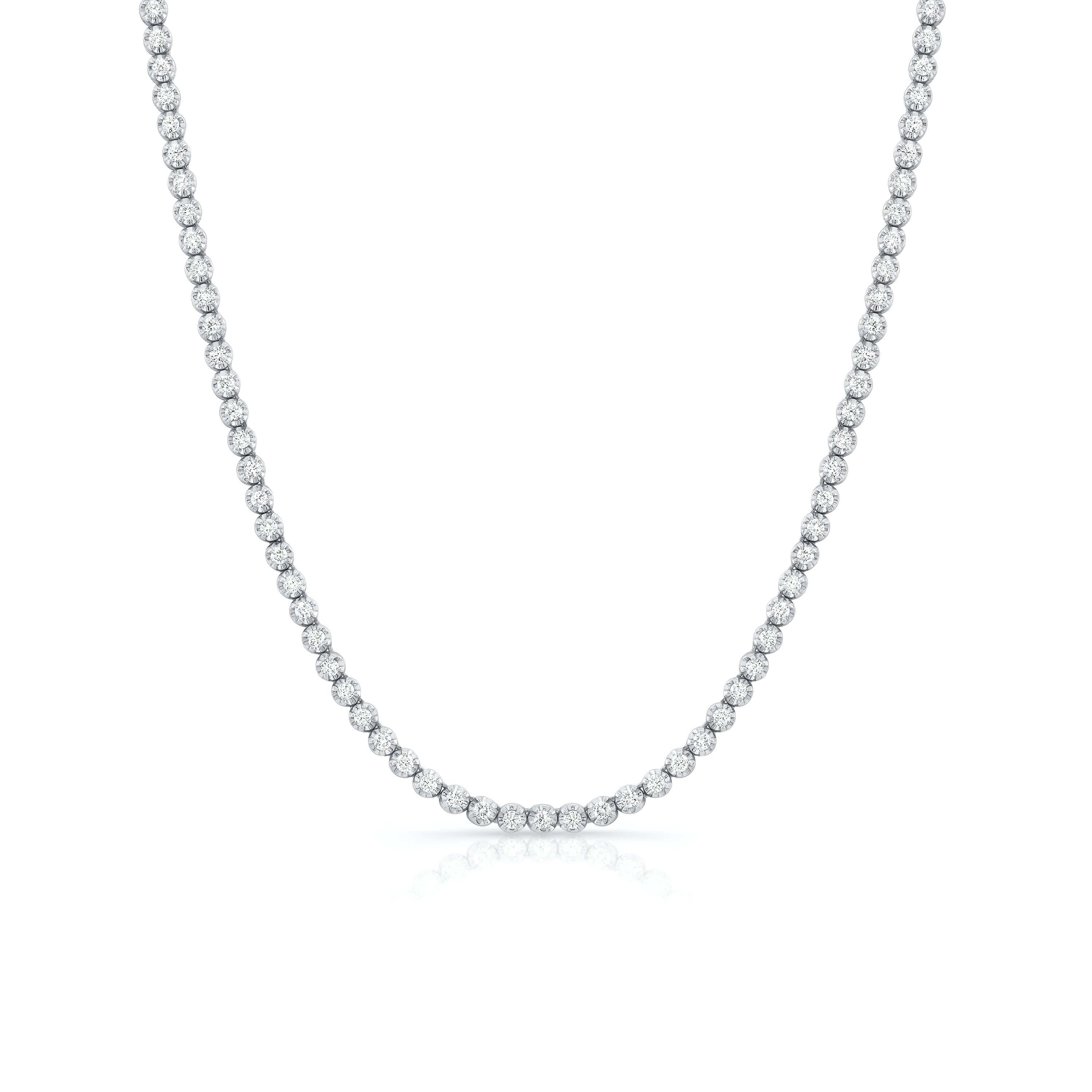 Large Odessa Diamond Tennis Necklace
