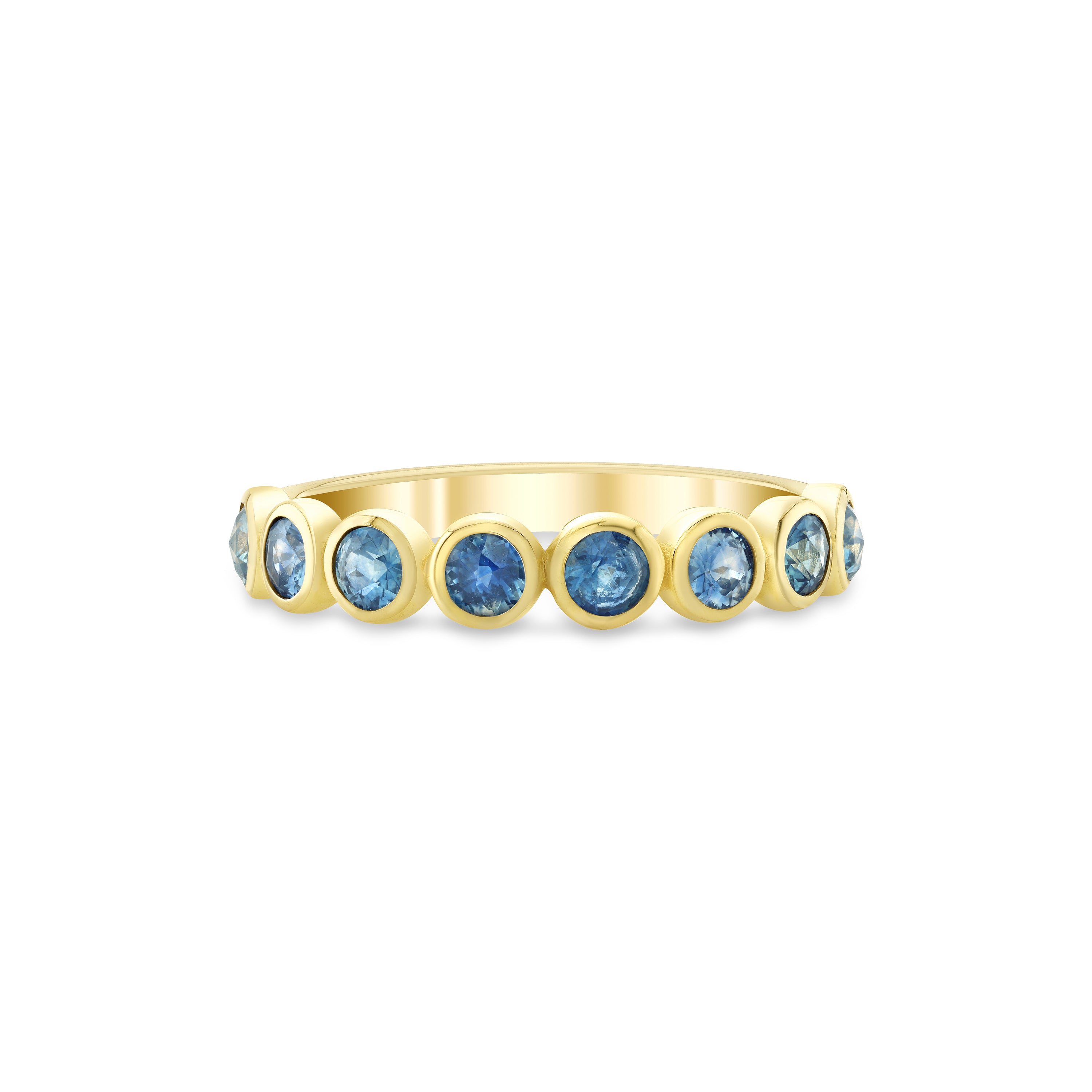 Montana Sapphire Half Eternity Band