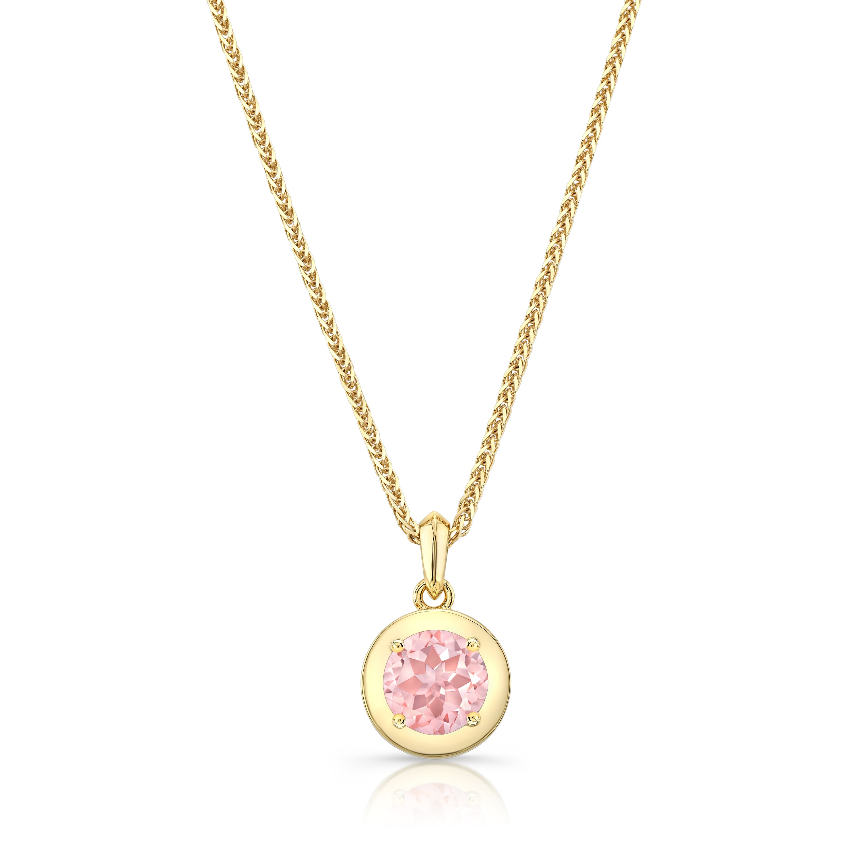 MORGANITE ORB PENDANT