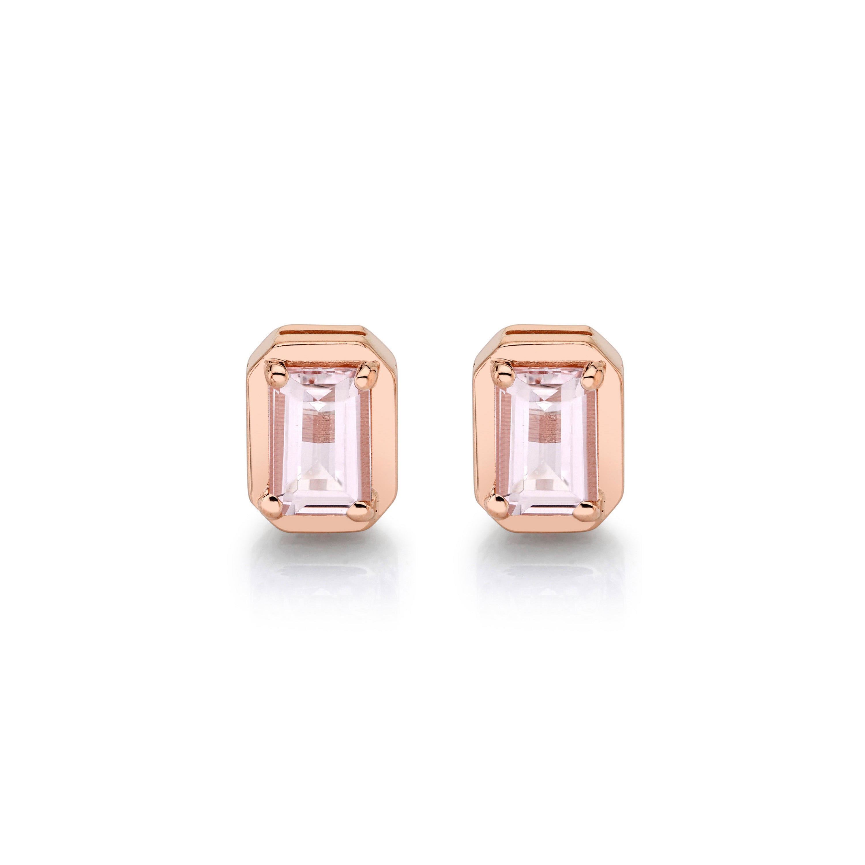 Morganite Eve Studs