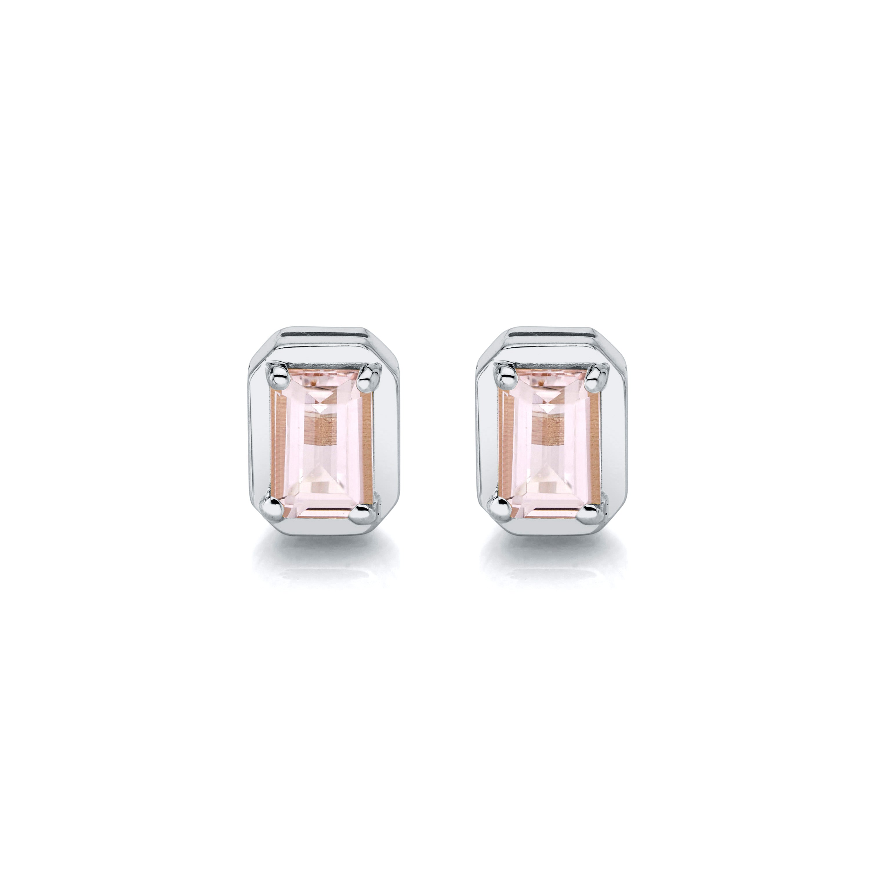 Morganite Eve Studs