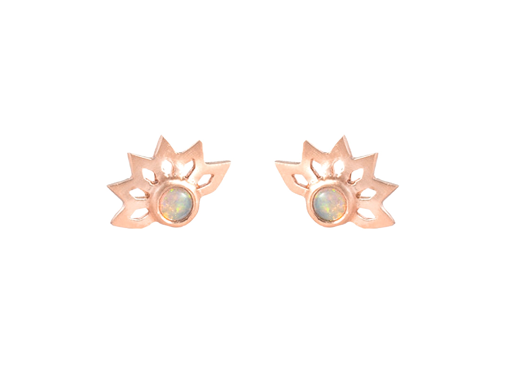 Opal Sunstar Studs
