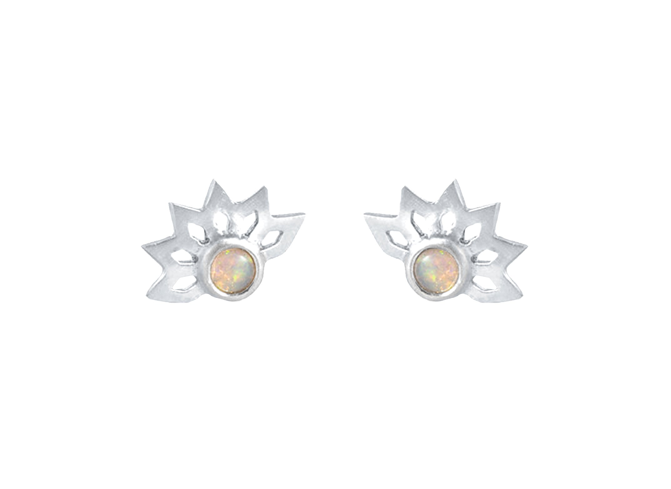 Opal Sunstar Studs