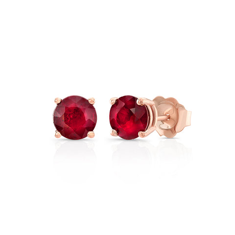 Classic Ruby Studs