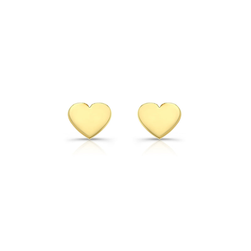 Anahata Heart Studs Earrings Carter Eve Jewelry 