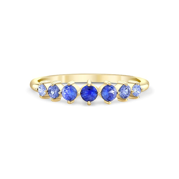 Astra Ring with Ombré Sapphires Ring Carter Eve Jewelry 