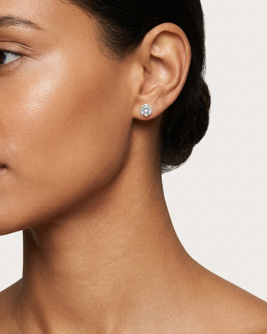 2 ctw Three Prong Diamond Studs