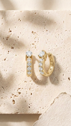 Olivia Huggie Hoops