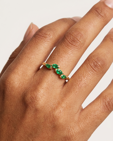 Emerald Vine Ring