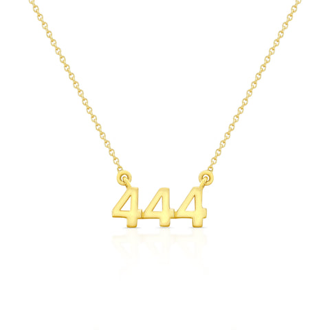 444 Angel Number Necklace