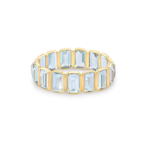 Cleo Ring w/ Aquamarines Ring Carter Eve Jewelry 