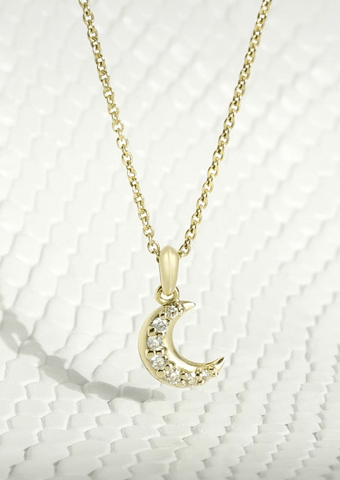 Crescent Moon Pendant Necklaces Carter Eve Jewelry 