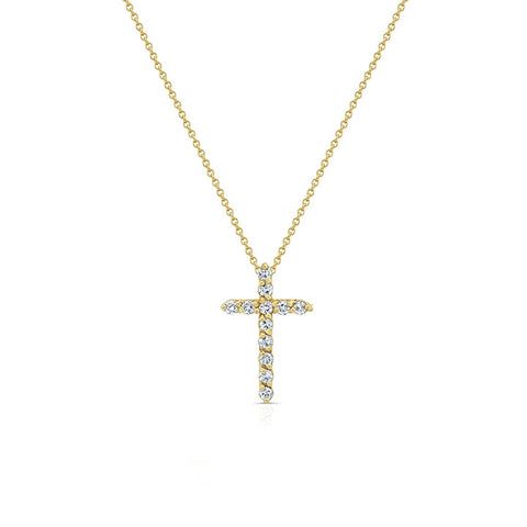 Diamond Cross Pendant Necklace Carter Eve Jewelry 