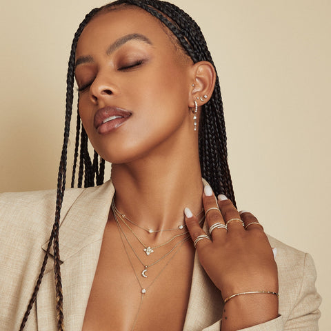 Diamond Orbit Necklace Necklaces Carter Eve Jewelry 