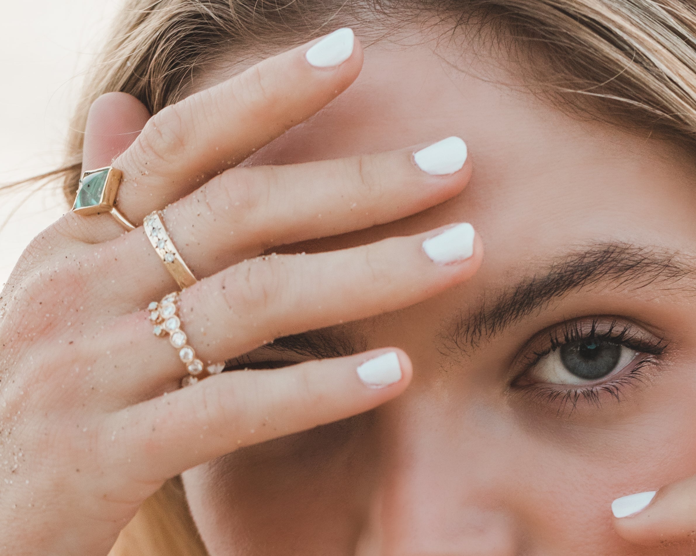 Diamond with Opal Crown Ring Carter Eve Jewelry 