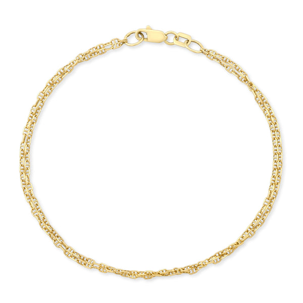 Double Anchor Bracelet Bracelets Carter Eve Jewelry 
