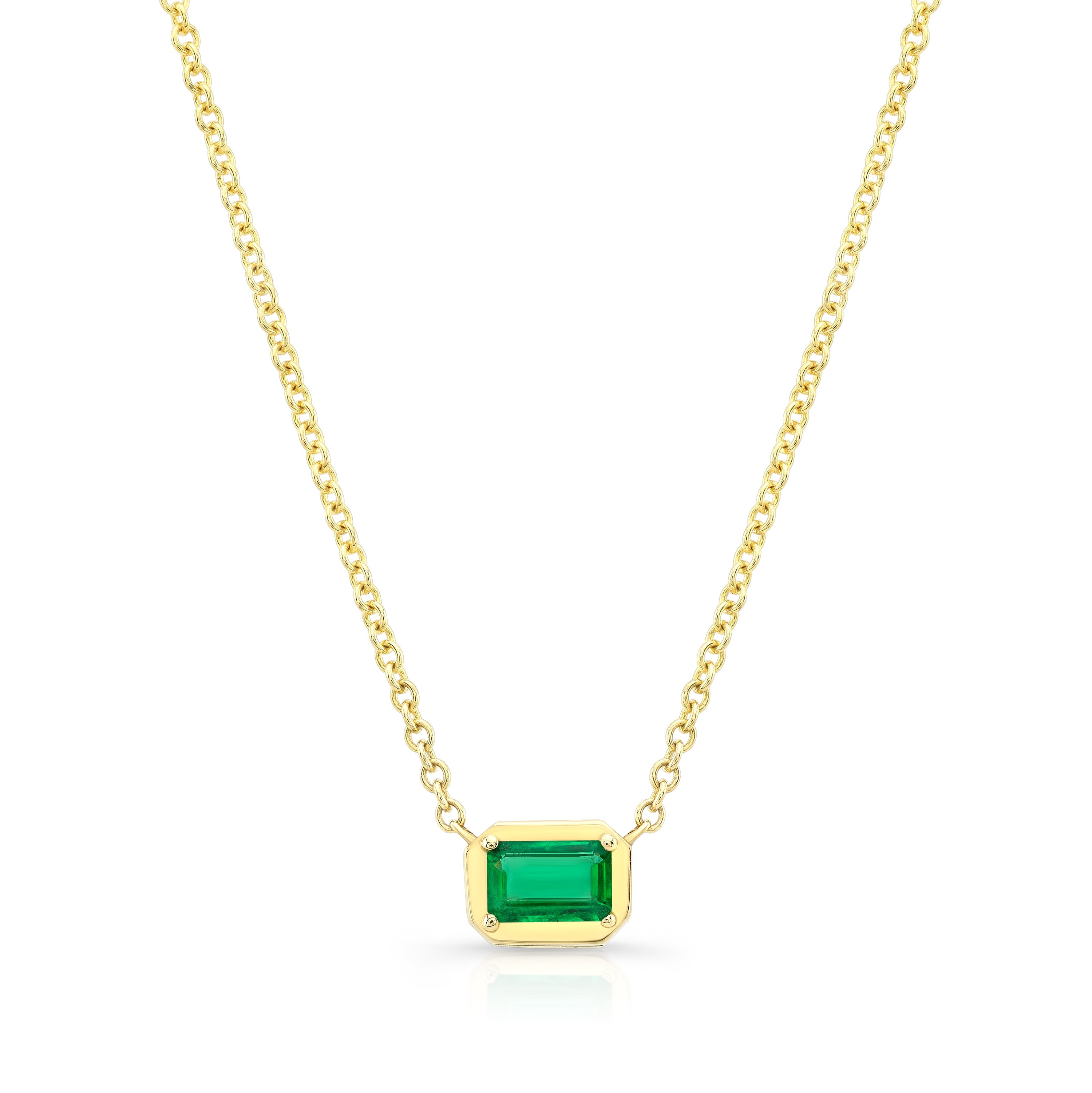 Eden Pendant - Emerald Necklaces Carter Eve Jewelry 