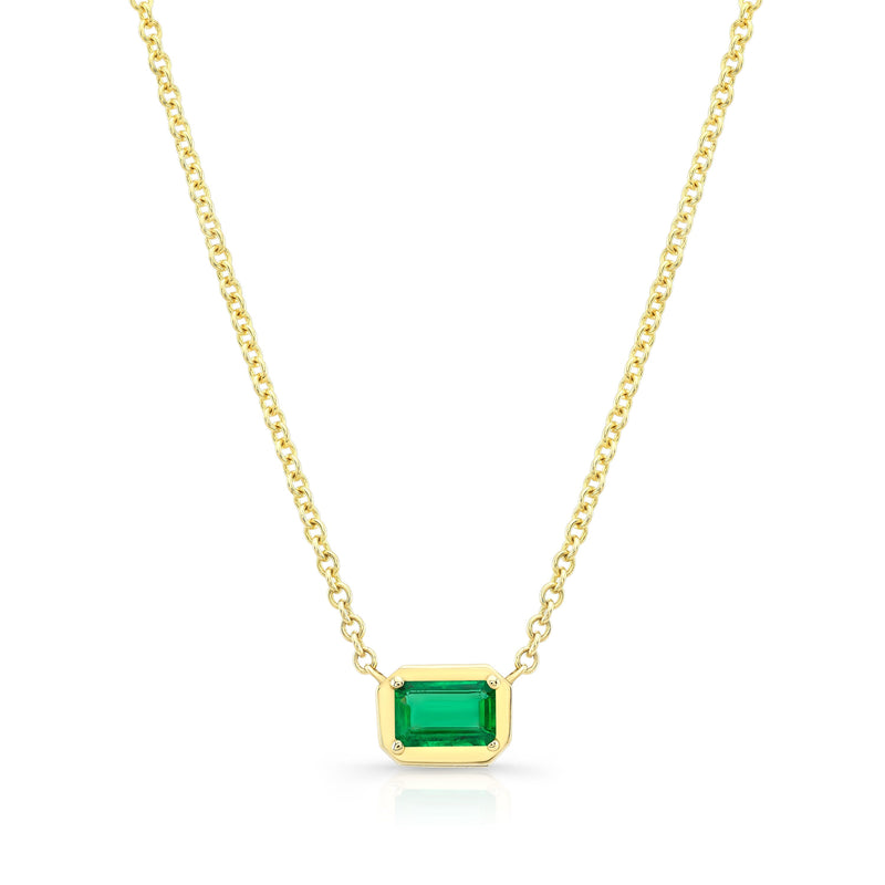 Eden Pendant - Emerald Necklaces Carter Eve Jewelry 