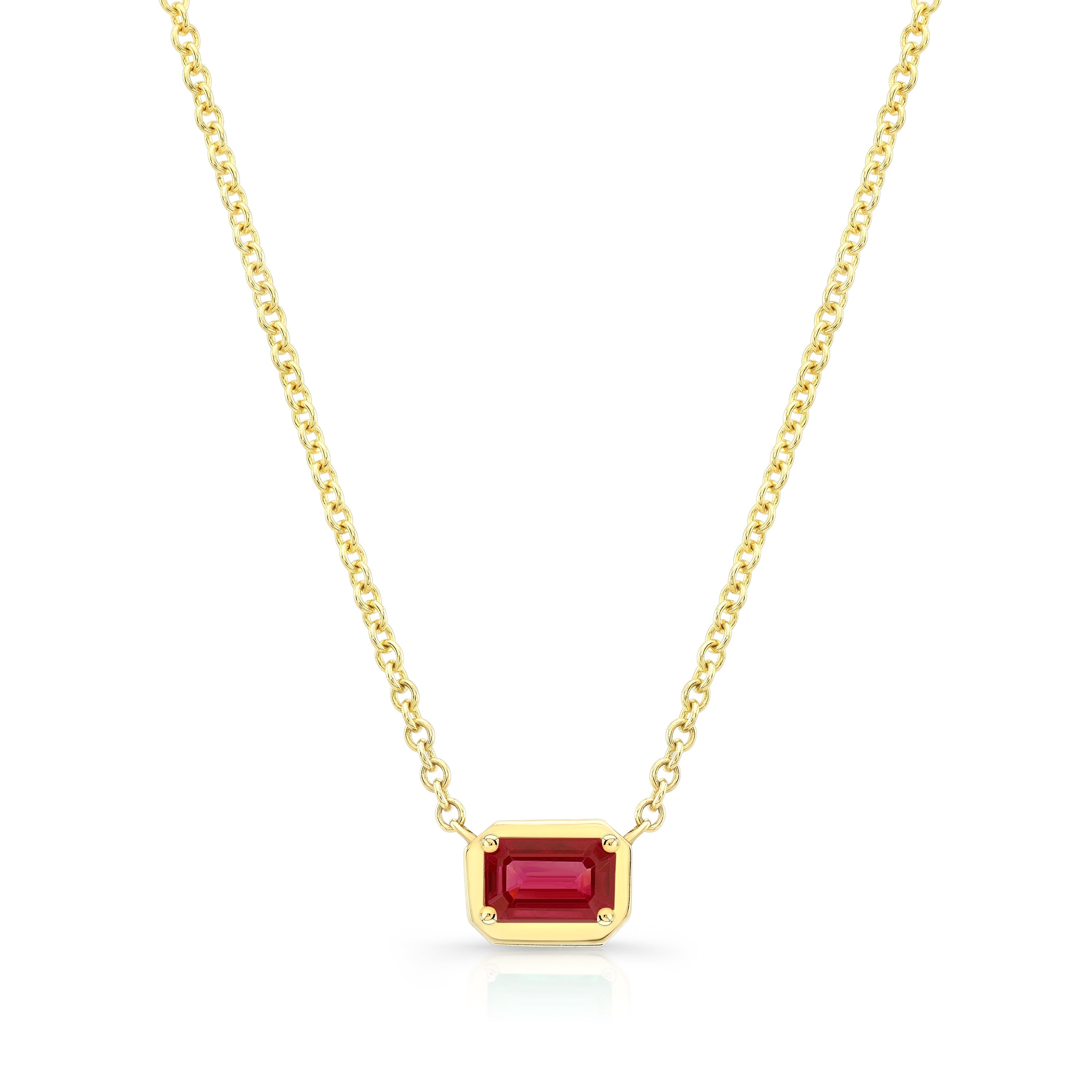 Eden Pendant - Ruby Necklace Carter Eve Jewelry 