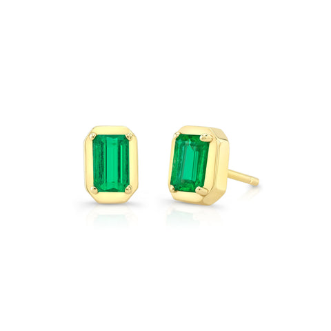 Eden Studs - Emerald Earrings Carter Eve Jewelry 