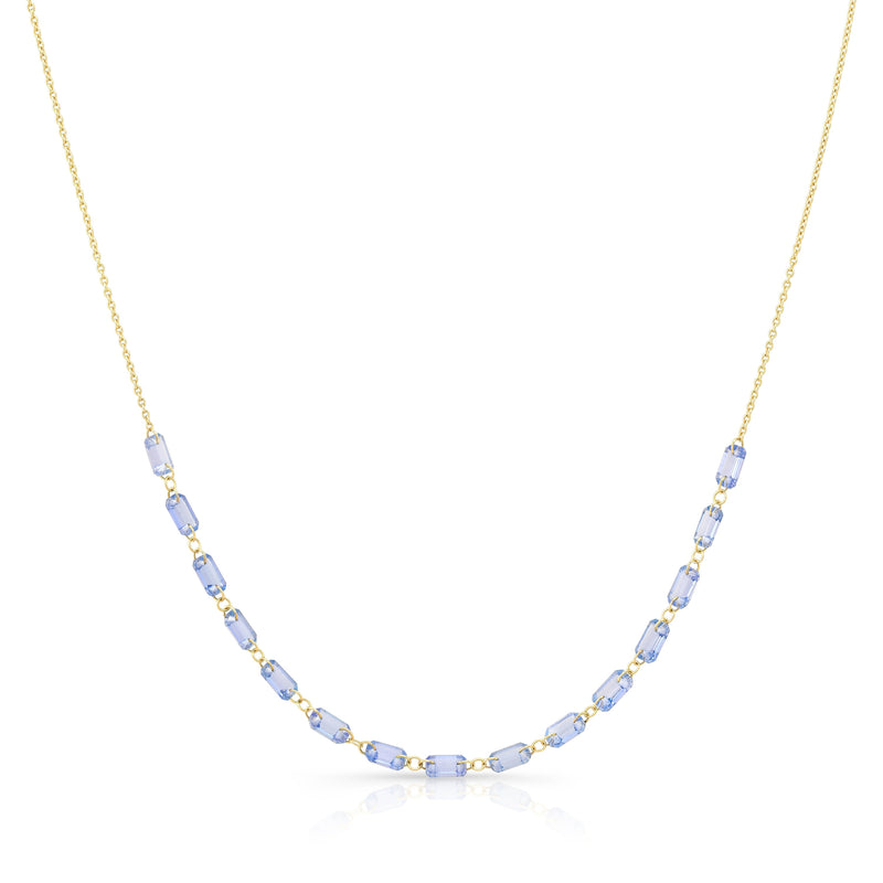 Floating Tanzanite Choker Necklaces Carter Eve Jewelry 