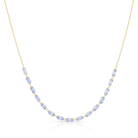 Floating Tanzanite Choker Necklaces Carter Eve Jewelry 