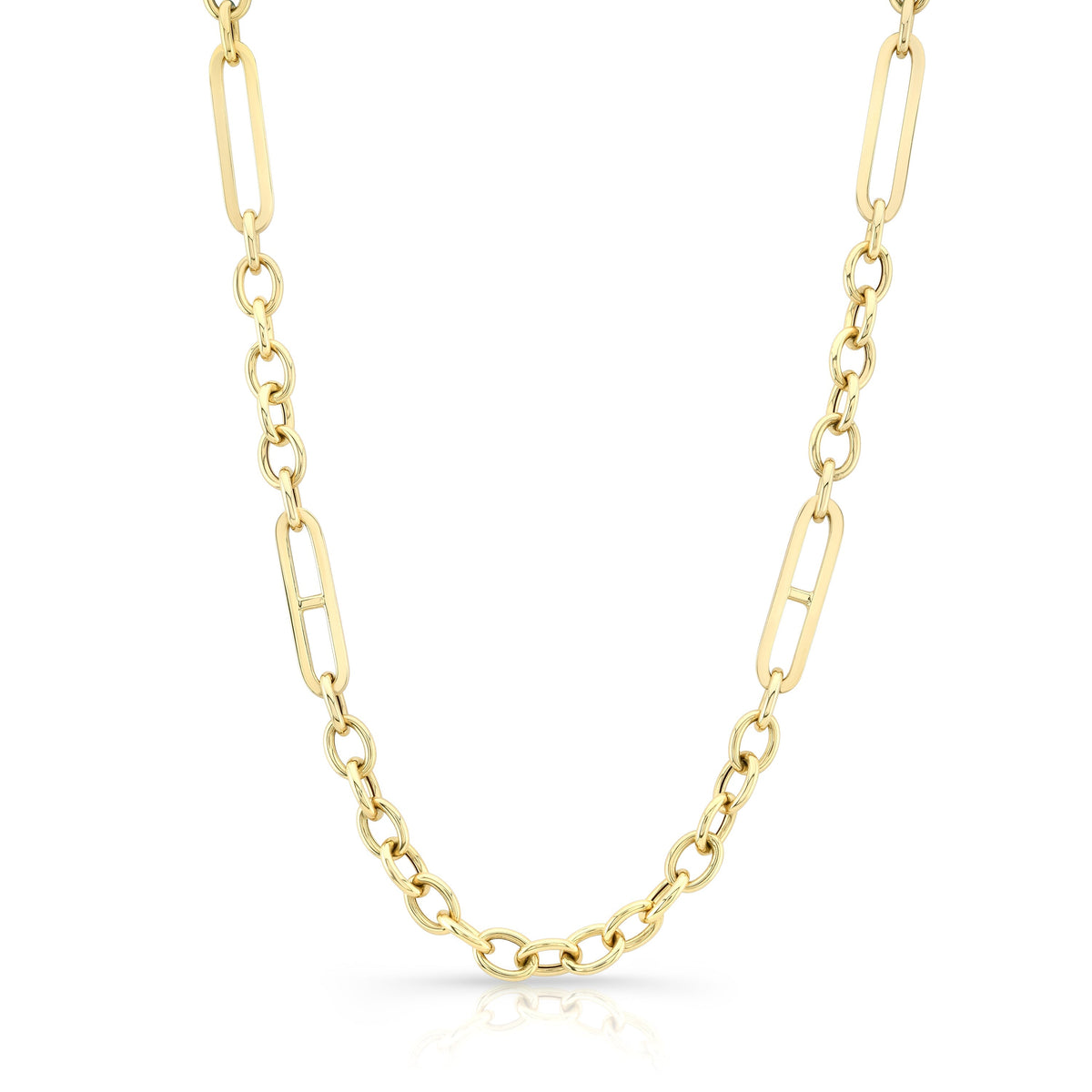 Carter Link Chain Halcyon Mixed Link Chain – Carter Eve Jewelry