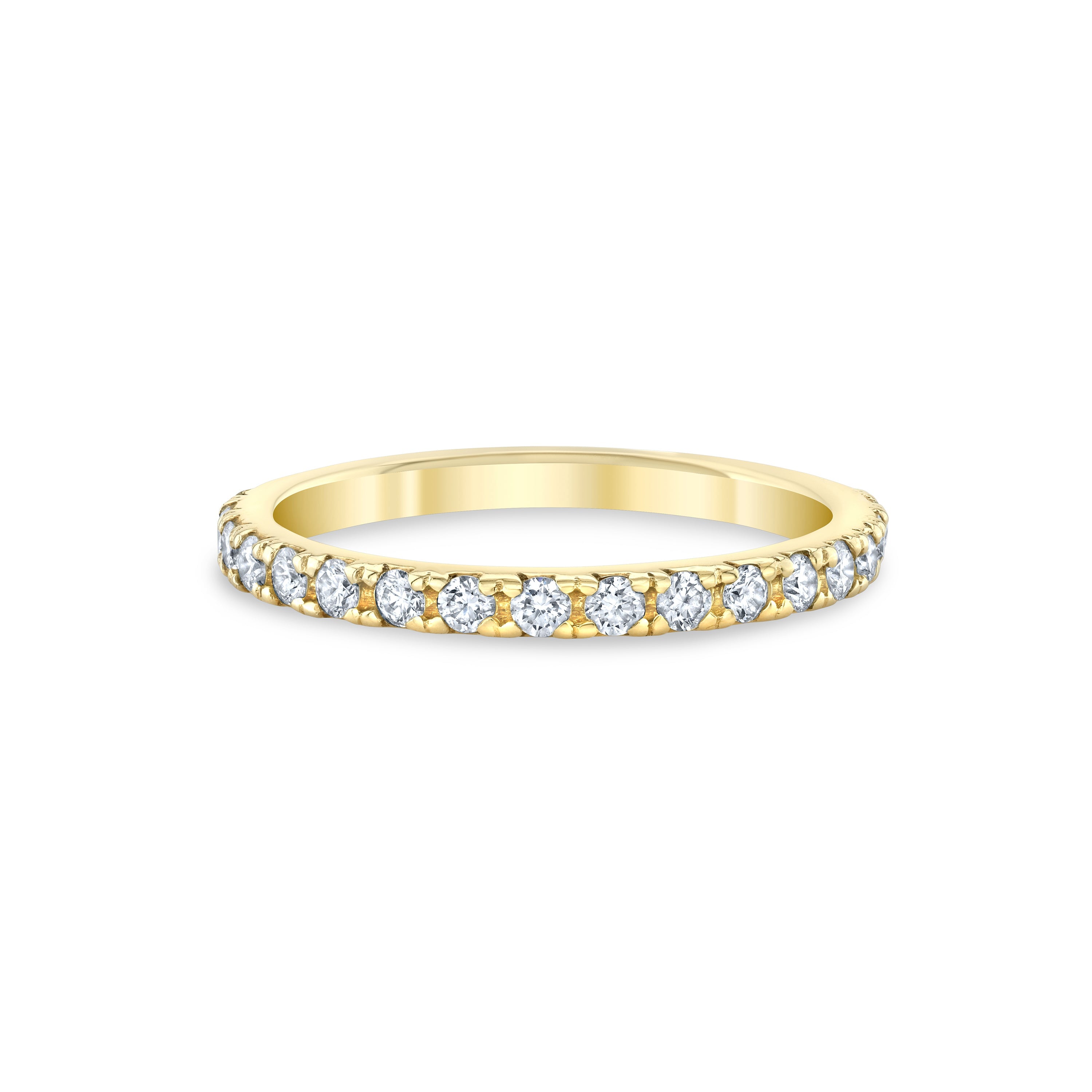 Half Diamond Eternity Ring Carter Eve Jewelry 