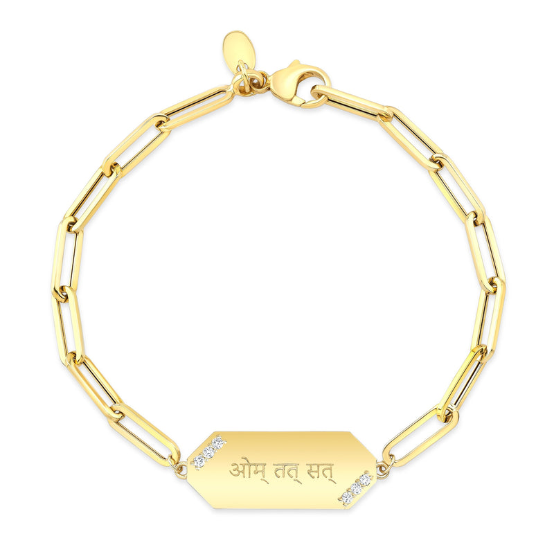 Hexagon ID Bracelet Bracelets Carter Eve Jewelry 