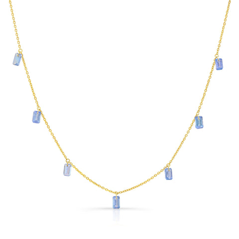 Lucky Seven Tanzanite Choker Necklaces Carter Eve Jewelry 