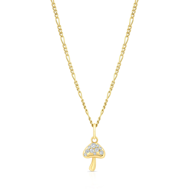 Magic Mushroom Pendant Necklace Carter Eve Jewelry 