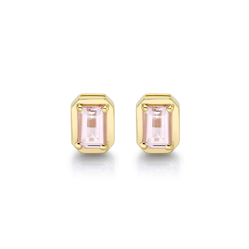 Morganite Eve Studs Earrings Carter Eve Jewelry 