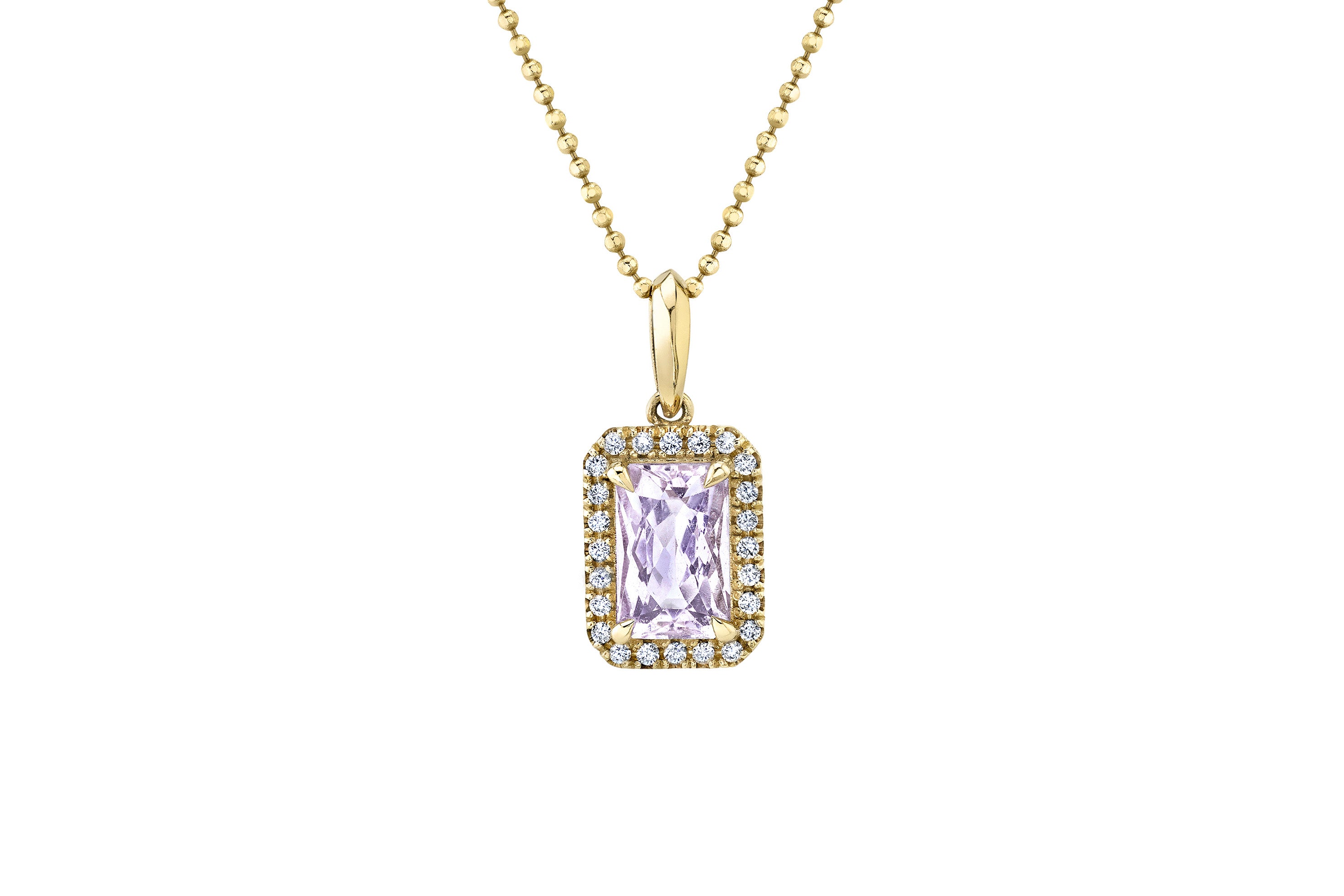 Calliope Amulet - Morganite